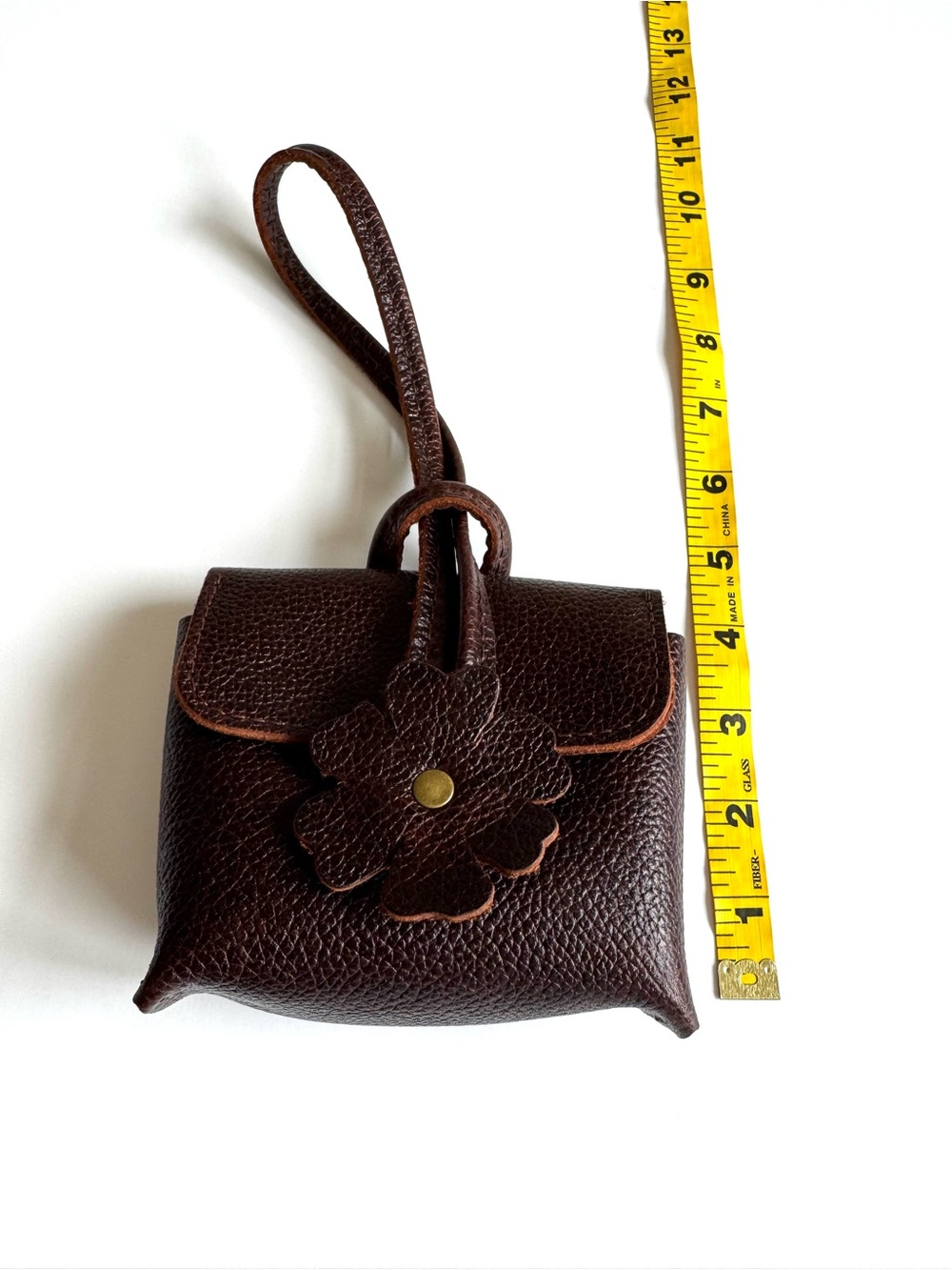 Portland Leather Blooming Wristlet in Coldbrew - Picture 9 of 10